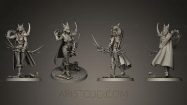 Figurines heroes, monsters and demons (STKM_0297) 3D model for CNC machine